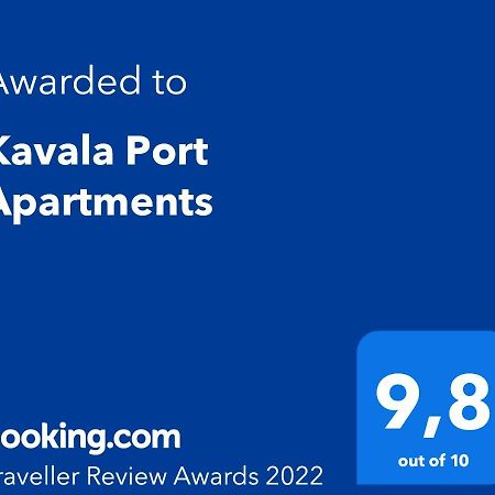 Kavala Port Apartments Bagian luar foto